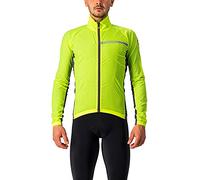 Castelli 4521511-032 SQUADRA STRETCH JKT Giacca YELLOW FLUO/DARK GRAY XS