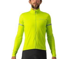 CASTELLI 4521513-383 Fondo 2 Jersey FZ Maglia Lunga Uomo Electric Lime/Silver Reflex Taglia XXL