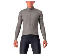 Castelli 4521513 FONDO 2 JERSEY FZ Maglia lunga Uomo NICKEL GRAY/BLUE REFLEX L