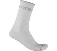 Castelli 4521552 DISTANZA 20 SOCK Calzini Uomo WHITE S/M