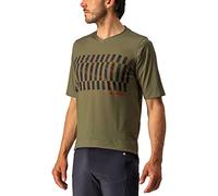 Castelli 4522008-353 Trail Tech Tee Maglia Lunga Olive Green/Dark Gray-Orange R XXL