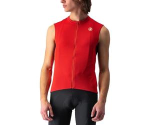 CASTELLI 4522026-023 ENTRATA VI Sleeveless Red/Bordeaux Ivory T-Shirt S