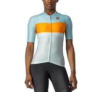 Maglia castelli aero pro blu arancione donna