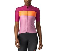 Castelli 4522057-575 Aero PRO W Jersey Maglia Lunga Pink/Coral Flash-Magenta M