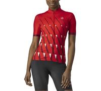 Castelli 4522059-023 Pendio Jersey Maglia Lunga Red/Bordeaux-White XL