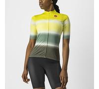 Maglia Castelli Dolce manica corta giallo verde scuro donna - M