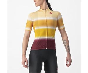 CASTELLI 4522060-867 Dolce Jersey Sand/Bordeaux T-Shirt XS