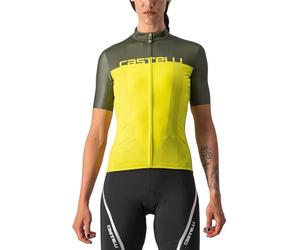 Castelli 4522065-776 VELOCISSIMA Jrs Maglia Lunga Sulphur/Military Green S