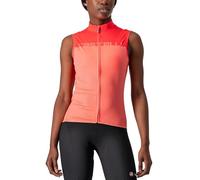 Castelli 4522066-583 VELOCISSIMA SLESS Maglia Lunga Coral Flash/Brilliant Pink L