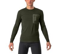 Maglia Castelli Unlimited Merino manica lunga verde scuro - M