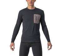 CASTELLI 4522506-085 Unltd Merino LS Maglia Lunga Uomo Light Black/Nickel Gray Taglia XL