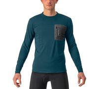 Castelli 4522506-323 Unltd Merino LS Uomo Maglia Lunga Deep Teal M