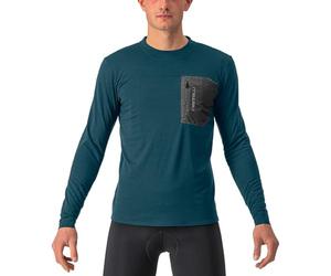 Castelli 4522506-323 Unltd Merino LS Uomo Maglia Lunga Deep Teal M