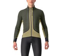 Castelli 4522508-363 FLIGHT JACKET AIR Uomo Giacca GREEN TEA/MILITARY GREEN-BLACK M