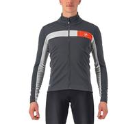 Giacca Castelli Mortirolo 6S GORE-TEX INFINIUM™ grigio scuro argento rosso - S