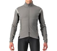 Castelli 4522510 PERFETTO RoS 2 CONVERTIBLE JAC Giacca Uomo NICKEL GRAY/TRAVERTINE GRAY M