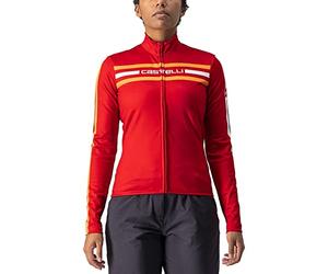 Castelli 4522540-611 Unltd W Thermal Jrs Donna Maglia Lunga Dark Red M