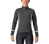 CASTELLI 4522542-085 DINAMICA 2 JACKET Giacca DONNA LIGHT BLACK/WHITE REFLEX Taglia S