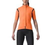 Castelli 4522544-857 GABBA RoS 2 W Giacca Donna, RED ORANGE/BLACK REFLEX, Taglia S