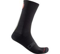 Paio di calzini castelli racing stripe 18 nero