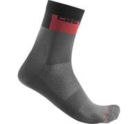 CASTELLI 4523027-030 BLOCCO 15 SOCK DARK GRAY Calzini M