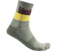 CASTELLI 4523027-592 BLOCCO 15 SOCK AVOCADO GREEN Calzini XL