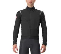 Castelli 4523505-085 ALPHA DOPPIO ROS JKT Giacca Unisex LIGHT BLACK/SILVER, Taglia L