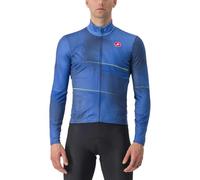 Castelli 4523513-447 RAFFICA LS Jersey Maglia Lunga Uomo, Mediterranean Blue, Taglia M