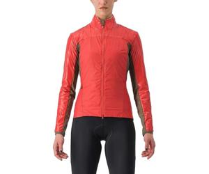 Castelli 4523552-654 UNLTD2W PUFFY JKT Giacca Unisex MINERAL RED/SILVER GRAY, Taglia S