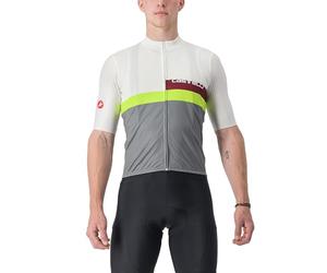 Castelli A Blocco Jersey - Maglia da Ciclismo Uomo, Traspirante e Leggera, Perfetta per l’Estate