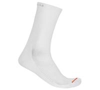 CASTELLI A/C 18 Calzino, Bianco, L/XL