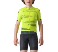 Castelli Aero Kid - maglia ciclismo - bambino 6A Yellow/Blue junior Bluesign
