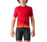 Castelli Aero Kid - maglia ciclismo - bambino 8A Red/Orange junior Bluesign