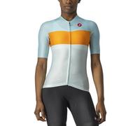 Castelli Maglia ciclismo Aero Pro W donna manica lunga Light Acqua/Pop Orange SKYLIGH L