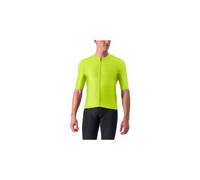 Maglia Castelli Aero Race 6.0 Rosso Corsa manica corta verde lime elettrico - L
