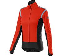 Castelli Alpha Ros 2 W Jacket, Giacca Sportiva Donna, Fiery Red, M