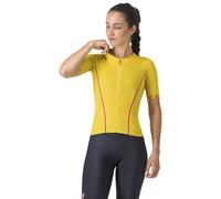 Castelli - Women's Anima Flow Jersey - Maglietta da ciclismo S giallo