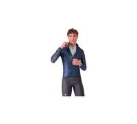 Castelli aria shell giacca a vento blu