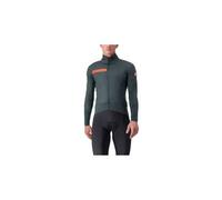 Castelli beta ros giacca a manica lunga verde arancione