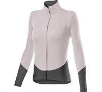 Castelli Beta Ros W Jacket Maglietta, Donna, Ivory Dark Gray, M