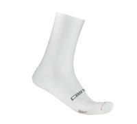 Castelli - Espresso 18 Sock - Calze da ciclismo Unisex L/XL | EU 40|43 bianco/grigio