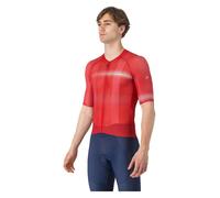 Maglia a maniche corte climber s a c uomo rosso nero