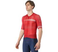 CASTELLI, Climber's A/C - Maglia a maniche corte da uomo, Rosso/nero, L