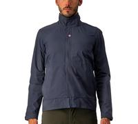 CASTELLI Commuter RFX Jacket - Giacca Riflettente Impermeabile per Ciclismo Urbano, Alta visibilità e Protezione da Pioggia e Vento