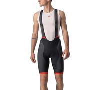 CASTELLI Competizione Kit BIBSHORT, Pantaloncini Ciclismo Uomo, Black/Red, XXL