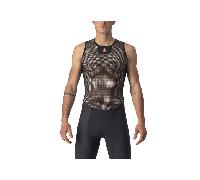 CASTELLI Core Mesh 3 Sleeveless, T Shirt Uomo, Black White, XL