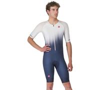 CASTELLI Core Tri Suit SS M - body ciclismo - uomo Blue/White L