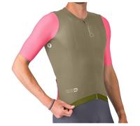 CASTELLI Corretto Jersey - maglia ciclismo - uomo Green/Pink L