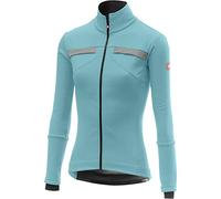 Castelli Dinamica Jacket Giacca Sportiva, Donna, Celeste, XS