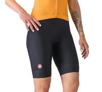 CASTELLI Donna Prima 2 DT Bibshort, pantaloncini da endurance per ciclismo su strada e su sterrato con imbottitura del sedile e alta visibilità, Nero/nero, S